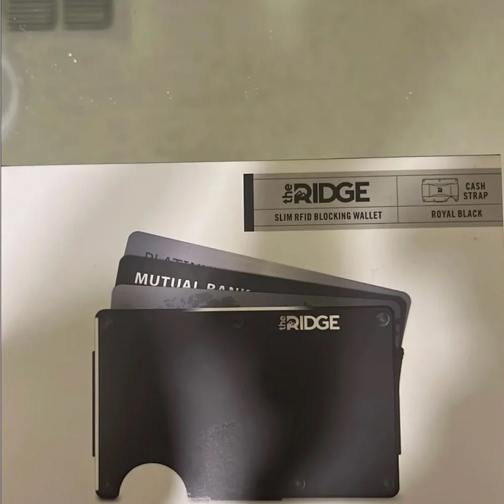 Ridge Black Money Clip